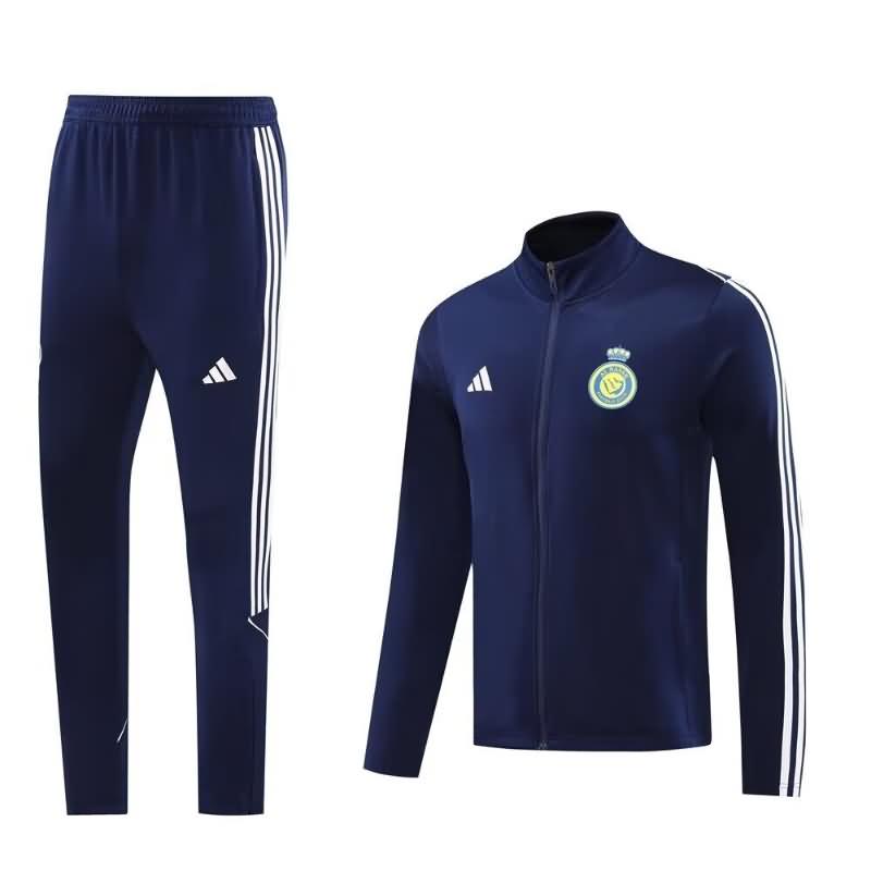 AAA(Thailand) Al Nassr FC 24/25 Dark Blue Soccer Tracksuit