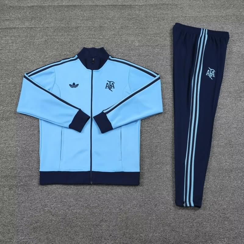 AAA(Thailand) Argentina 2024 Blue Soccer Tracksuit 06