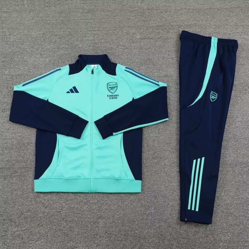 AAA(Thailand) Arsenal 24/25 Green Soccer Tracksuit 02