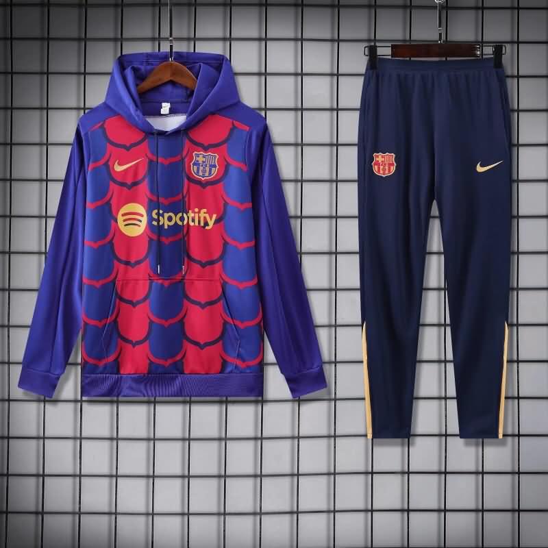 AAA(Thailand) Barcelona 24/25 Blue Soccer Tracksuit 04