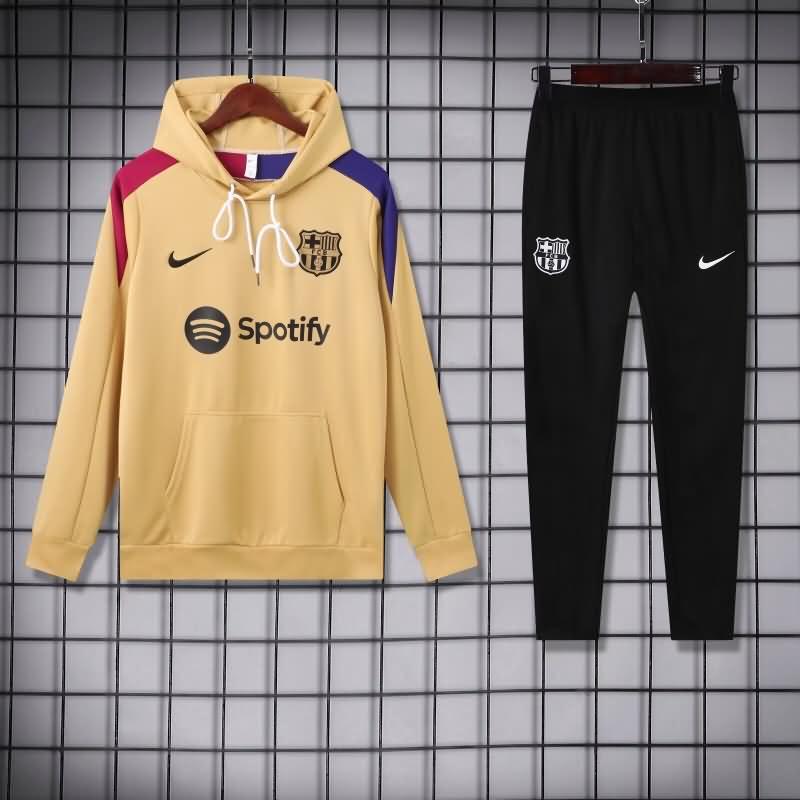 AAA(Thailand) Barcelona 24/25 Gold Soccer Tracksuit 02