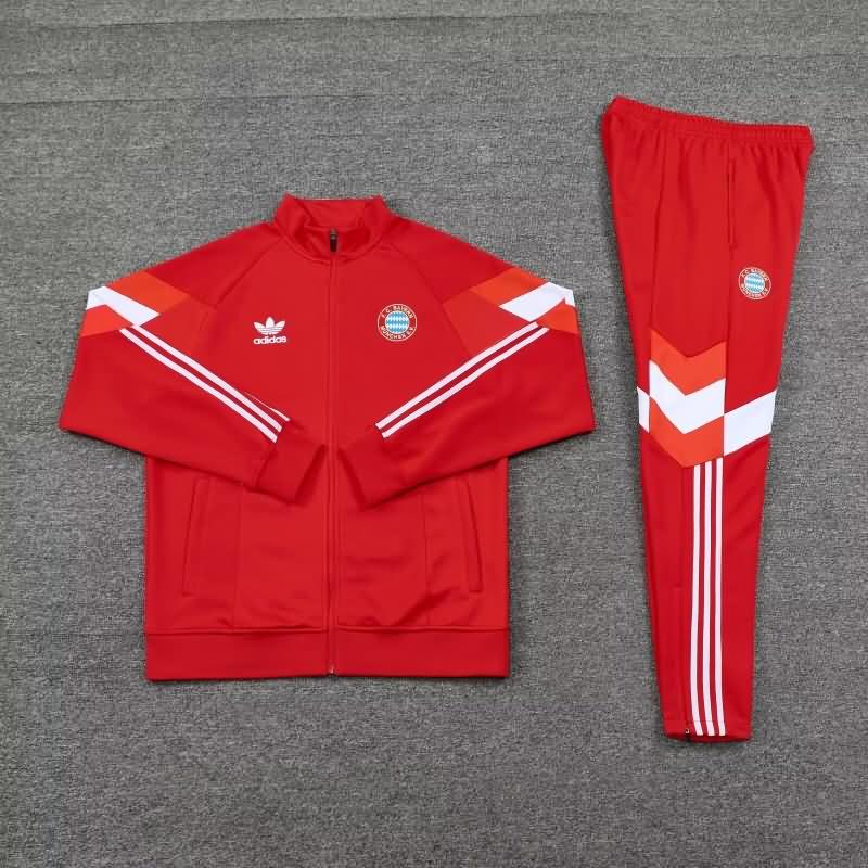 AAA(Thailand) Bayern Munich 24/25 Red Soccer Tracksuit 06