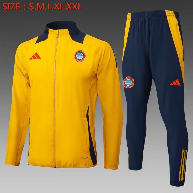 AAA(Thailand) Bayern Munich 24/25 Yellow Soccer Tracksuit