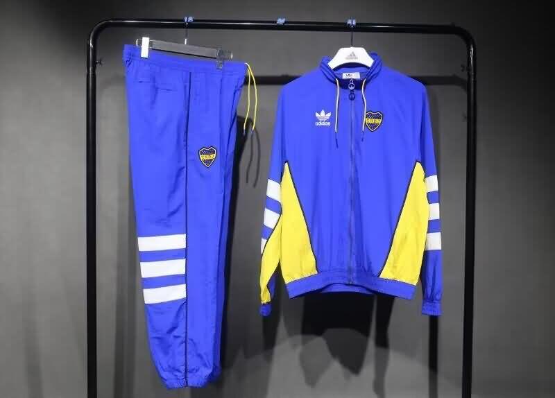 AAA(Thailand) Boca Juniors 2024 Blue Soccer Tracksuit 02