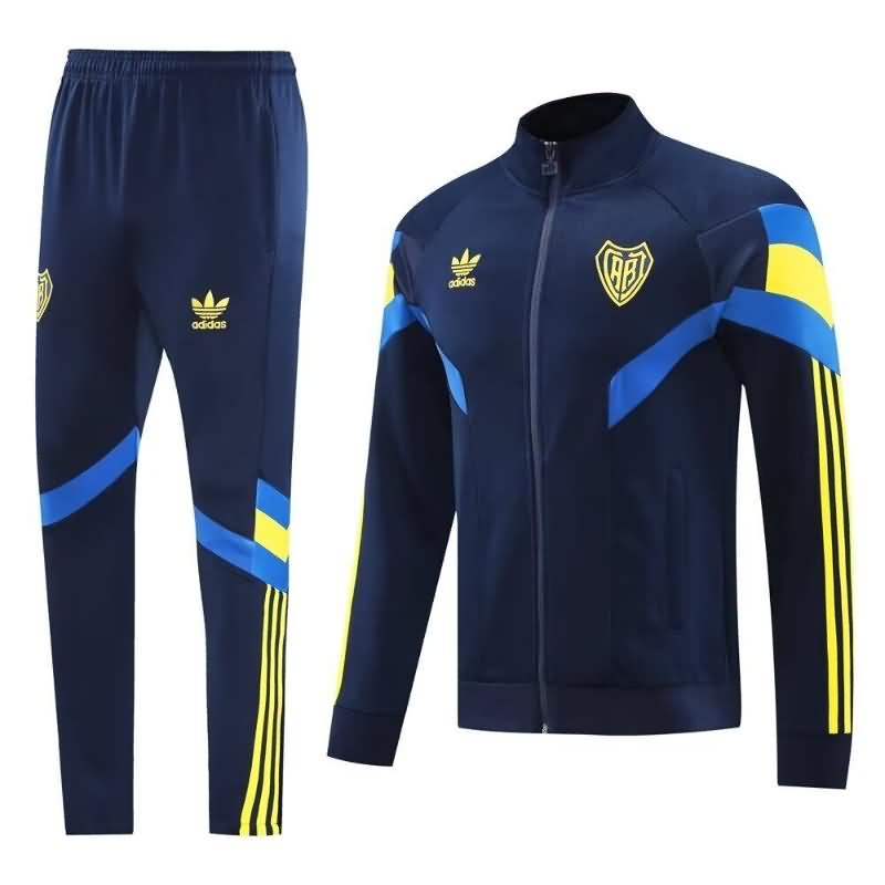 AAA(Thailand) Boca Juniors 2024 Dark Blue Soccer Tracksuit