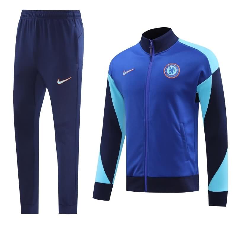 AAA(Thailand) Chelsea 24/25 Blue Soccer Tracksuit 02