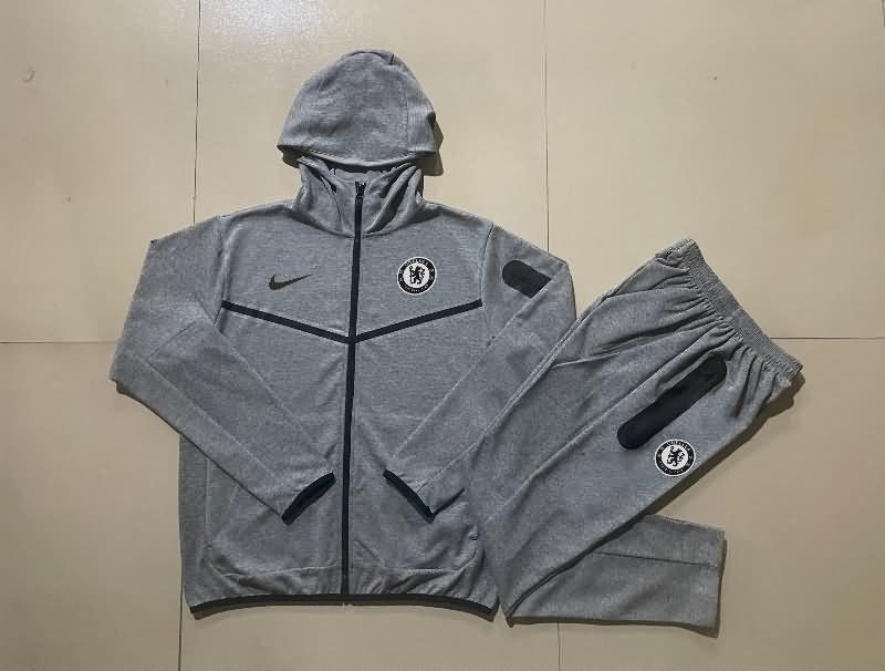 AAA(Thailand) Chelsea 24/25 Grey Soccer Tracksuit