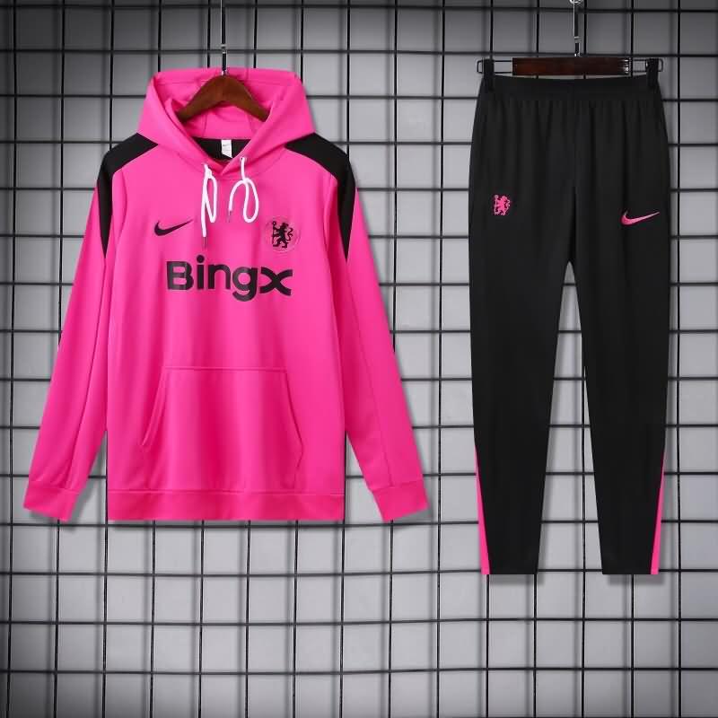 AAA(Thailand) Chelsea 24/25 Pink Soccer Tracksuit