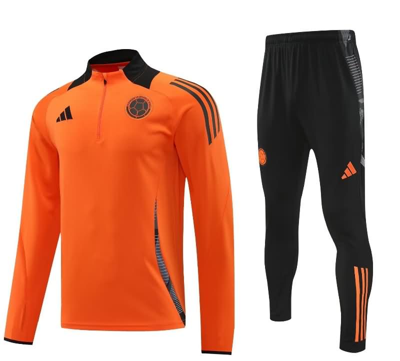 AAA(Thailand) Colombia 2024 Orange Soccer Tracksuit