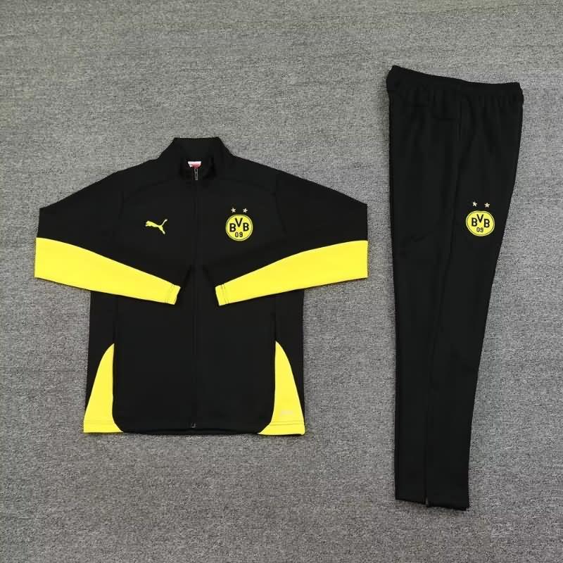 AAA(Thailand) Dortmund 24/25 Black Soccer Tracksuit 02