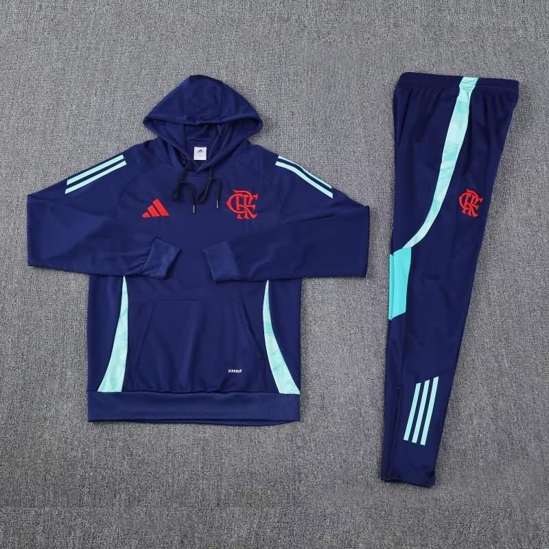 AAA(Thailand) Flamengo 24/25 Dark Blue Soccer Tracksuit