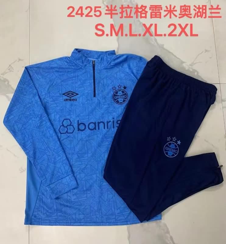 AAA(Thailand) Gremio 2024 Blue Soccer Tracksuit