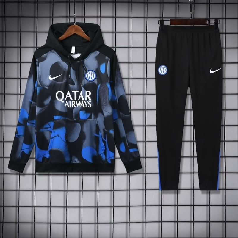 AAA(Thailand) Inter Milan 24/25 Black Soccer Tracksuit