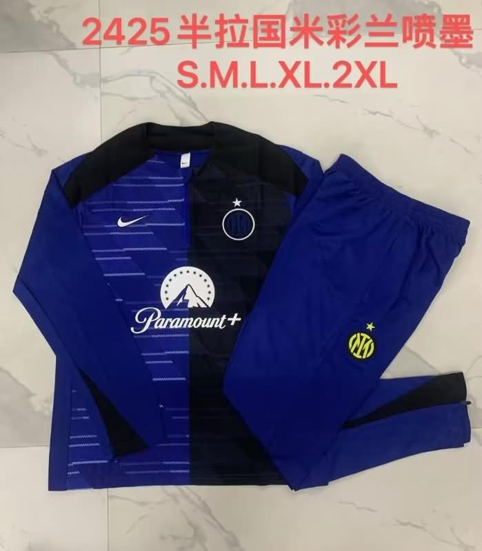 AAA(Thailand) Inter Milan 24/25 Blue Soccer Tracksuit