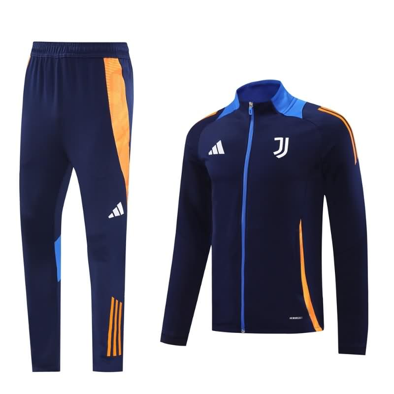 AAA(Thailand) Juventus 24/25 Dark Blue Soccer Tracksuit 02