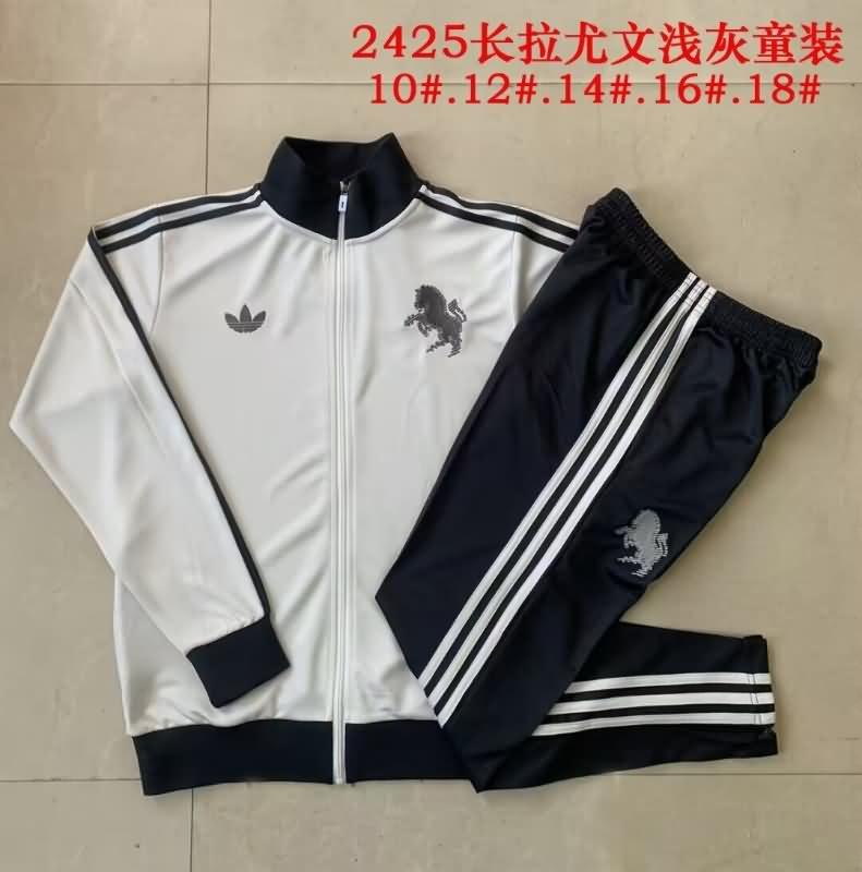 Juventus 24/25 Kids White Soccer Tracksuit