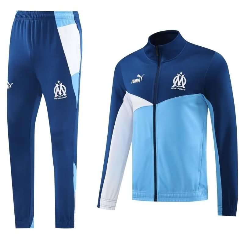 AAA(Thailand) Marseilles 24/25 Blue Soccer Tracksuit