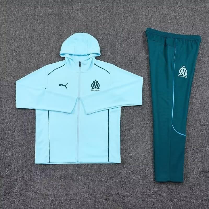 AAA(Thailand) Marseilles 24/25 Blue Soccer Tracksuit 06