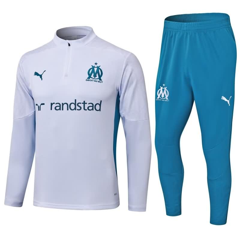 AAA(Thailand) Marseilles 24/25 Grey Soccer Tracksuit