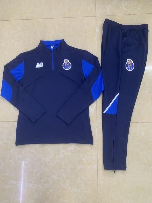 AAA(Thailand) Porto 24/25 Dark Blue Soccer Tracksuit