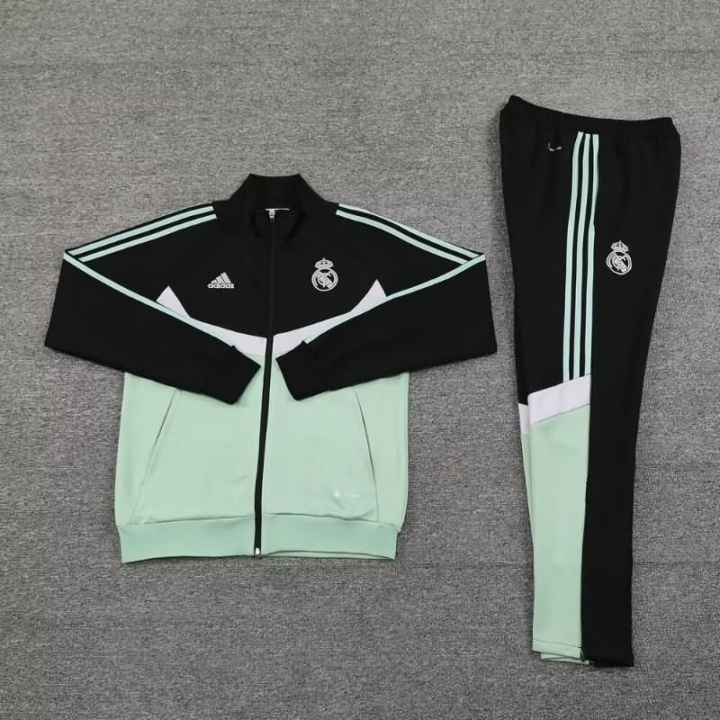 AAA(Thailand) Real Madrid 24/25 Green Soccer Tracksuit