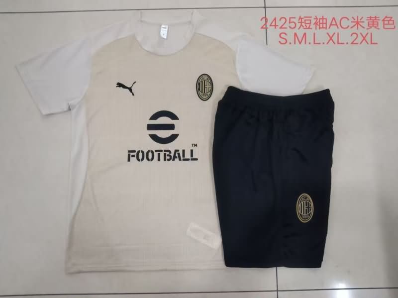 AAA(Thailand) AC Milan 24/25 Grey Soccer Training Sets