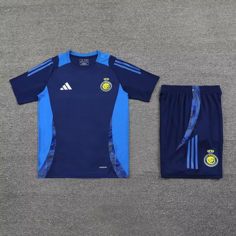 AAA(Thailand) Al Nassr FC 24/25 Dark Blue Soccer Training Sets