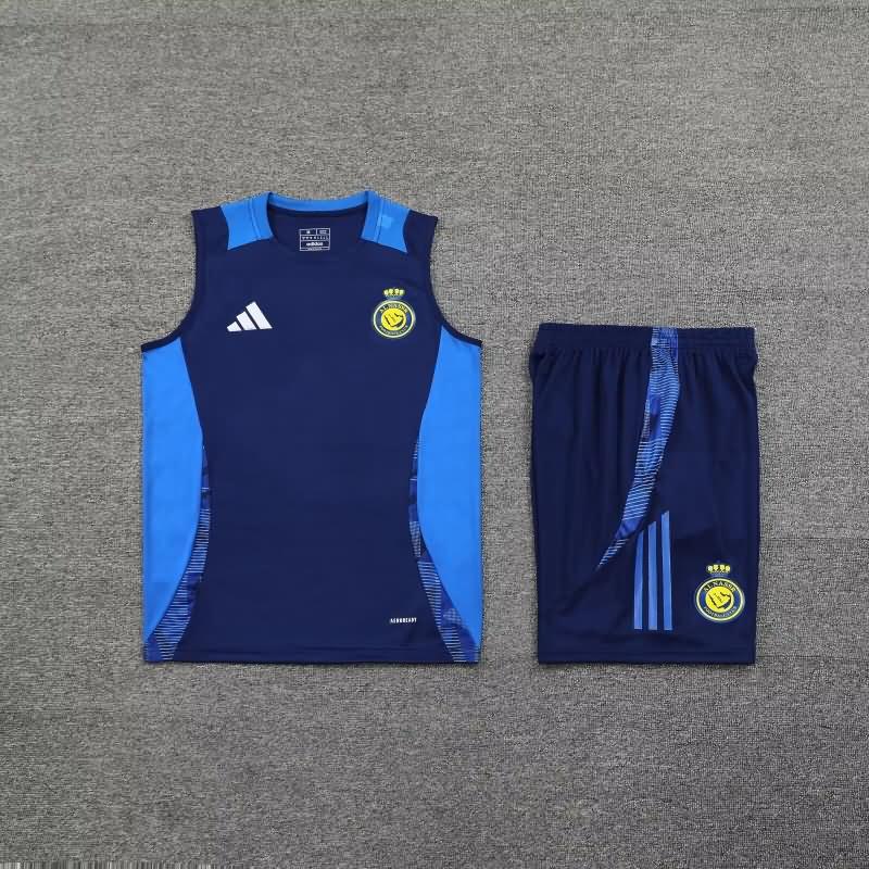 AAA(Thailand) Al Nassr FC 24/25 Dark Blue Soccer Training Sets 02