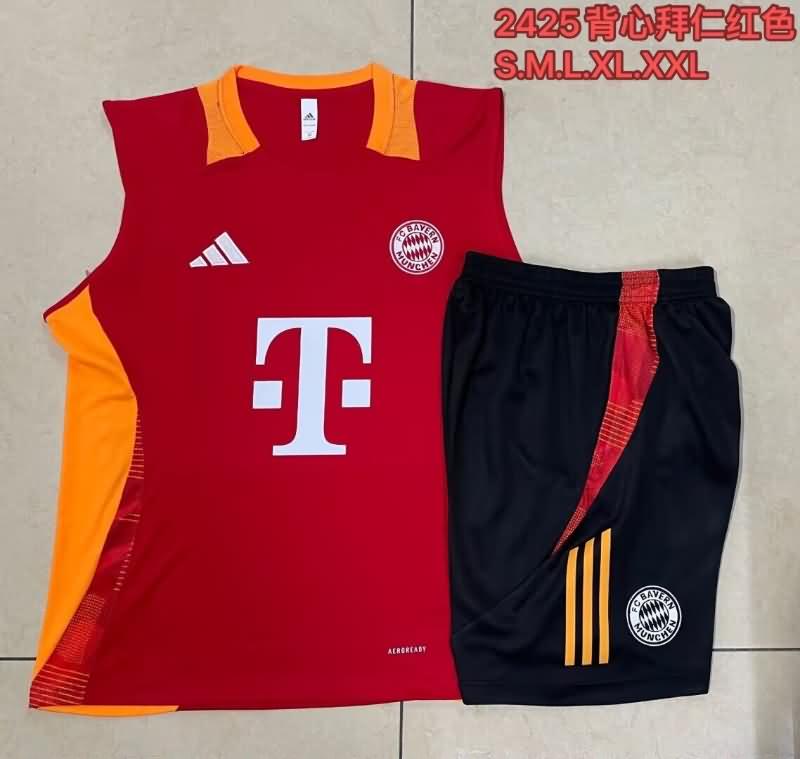 AAA(Thailand) Bayern Munich 24/25 Red Soccer Training Sets 02