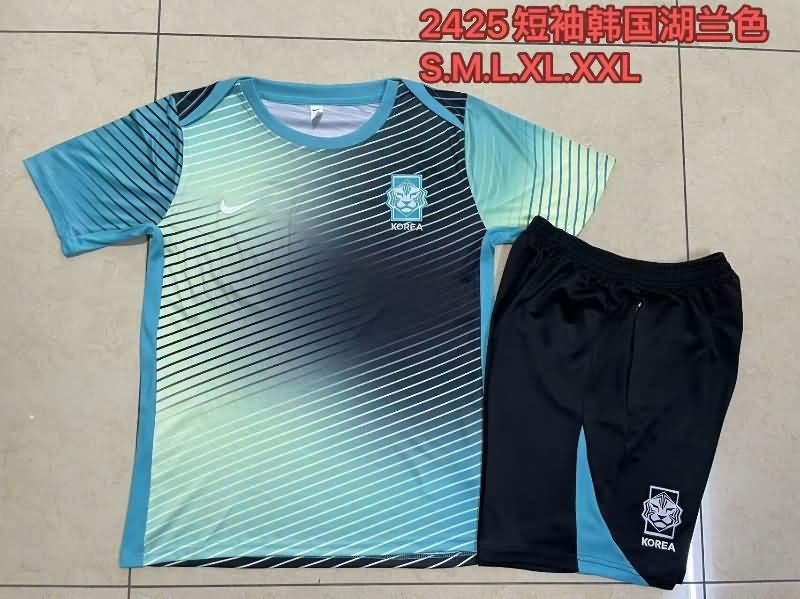AAA(Thailand) Korea 2024 Light Blue Soccer Training Sets