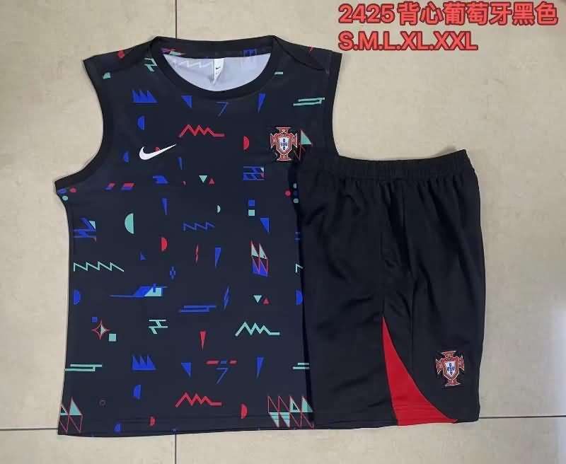 AAA(Thailand) Portugal 24/25 Dark Blue Soccer Training Sets