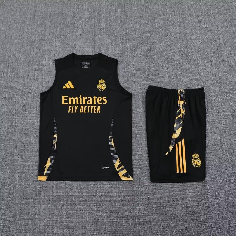 AAA(Thailand) Real Madrid 24/25 Black Soccer Training Sets 06