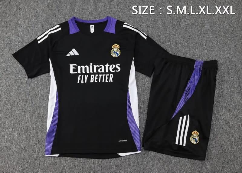 AAA(Thailand) Real Madrid 24/25 Black Soccer Training Sets 08