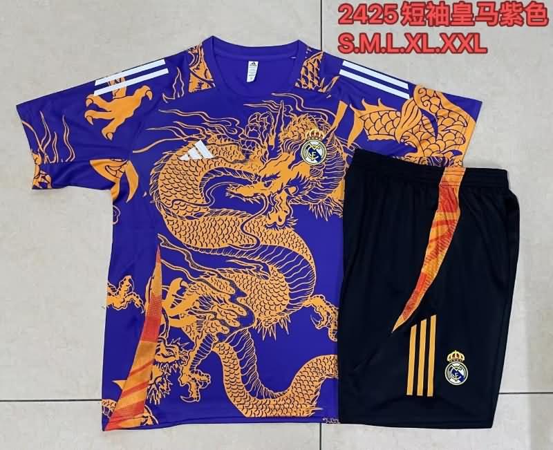 AAA(Thailand) Real Madrid 24/25 Purples Soccer Training Sets 02