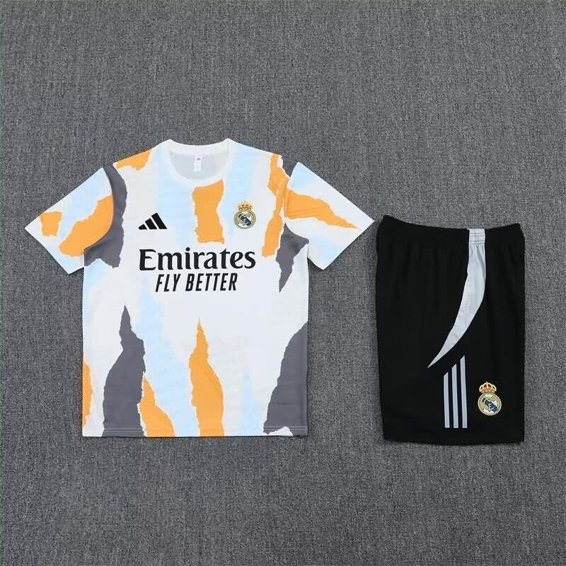 AAA(Thailand) Real Madrid 24/25 White Soccer Training Sets 05