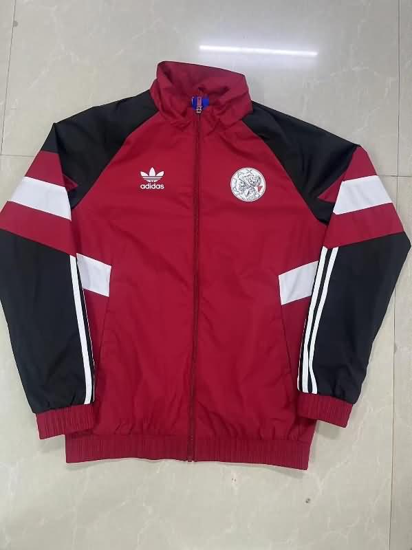 AAA(Thailand) Ajax 24/25 Red Soccer Windbreaker