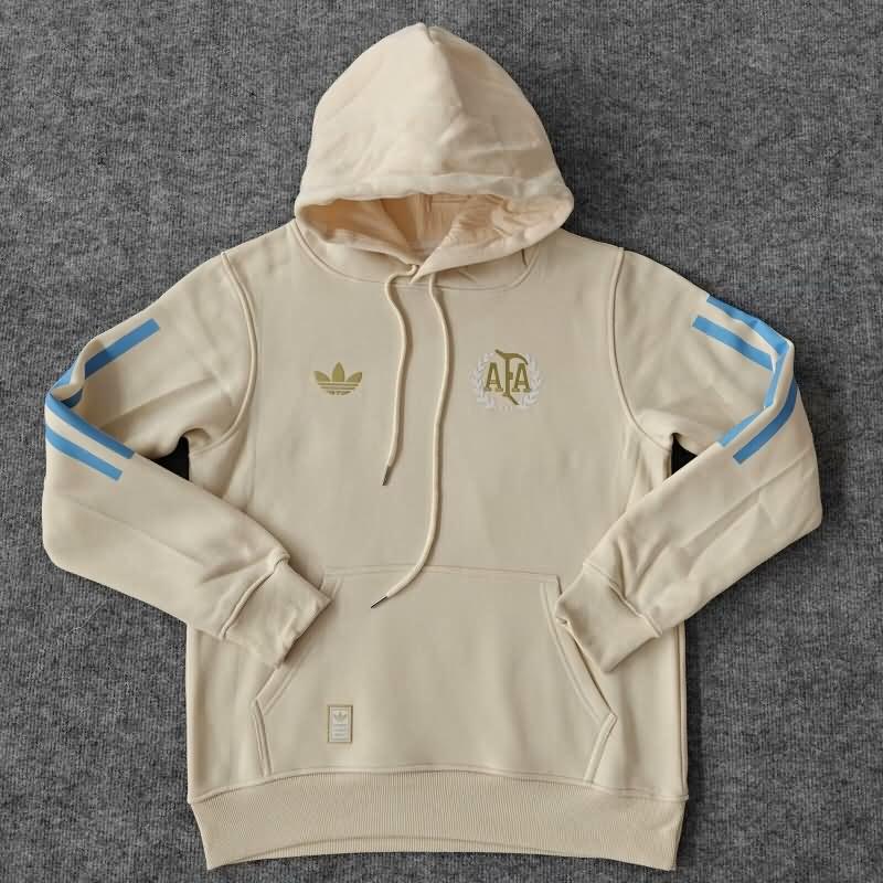 AAA(Thailand) Argentina 2024 Cream Soccer Hoodies