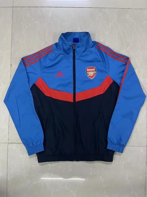 AAA(Thailand) Arsenal 24/25 Blue Soccer Windbreaker