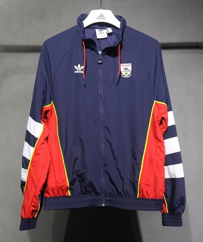 AAA(Thailand) Arsenal 24/25 Dark Blue Soccer Windbreaker