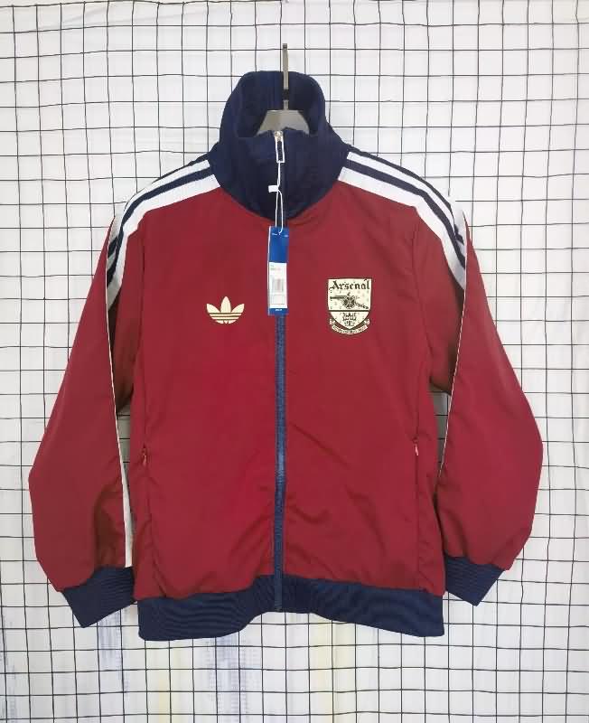 AAA(Thailand) Arsenal 24/25 Red Soccer Windbreaker 02