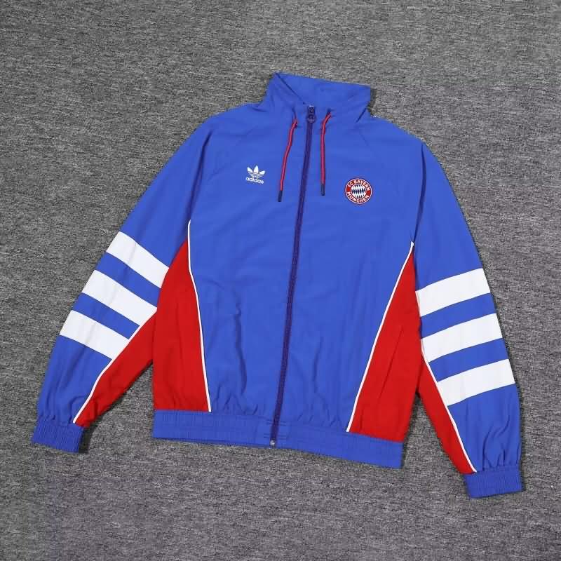 AAA(Thailand) Bayern Munich 24/25 Blue Soccer Windbreaker