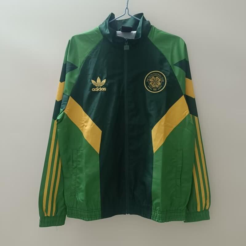 AAA(Thailand) Celtic 24/25 Green Soccer Windbreaker