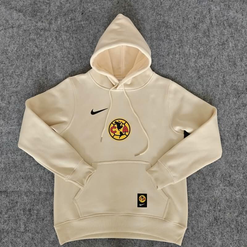 AAA(Thailand) Club America 2024 Cream Soccer Hoodies