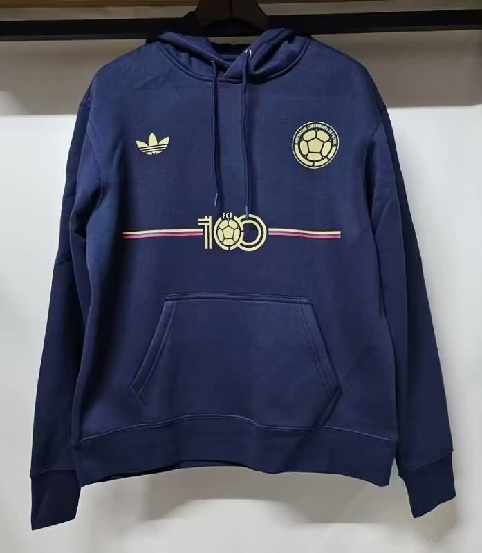 AAA(Thailand) Colombia 100th Anniversary Dark Blue Soccer Hoodies