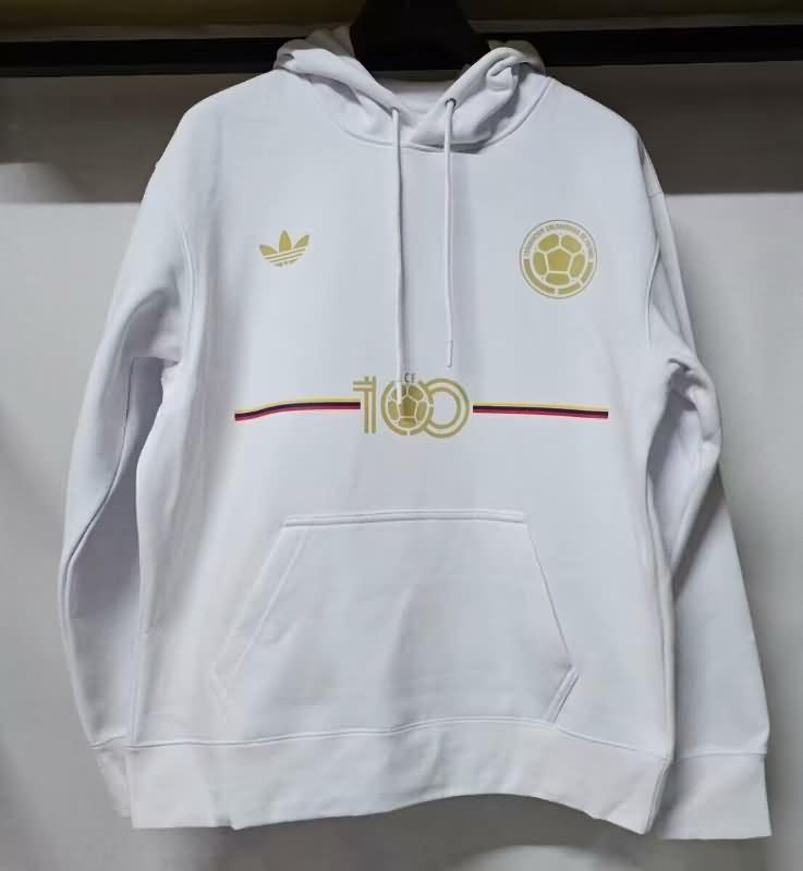 AAA(Thailand) Colombia 100th Anniversary White Soccer Hoodies