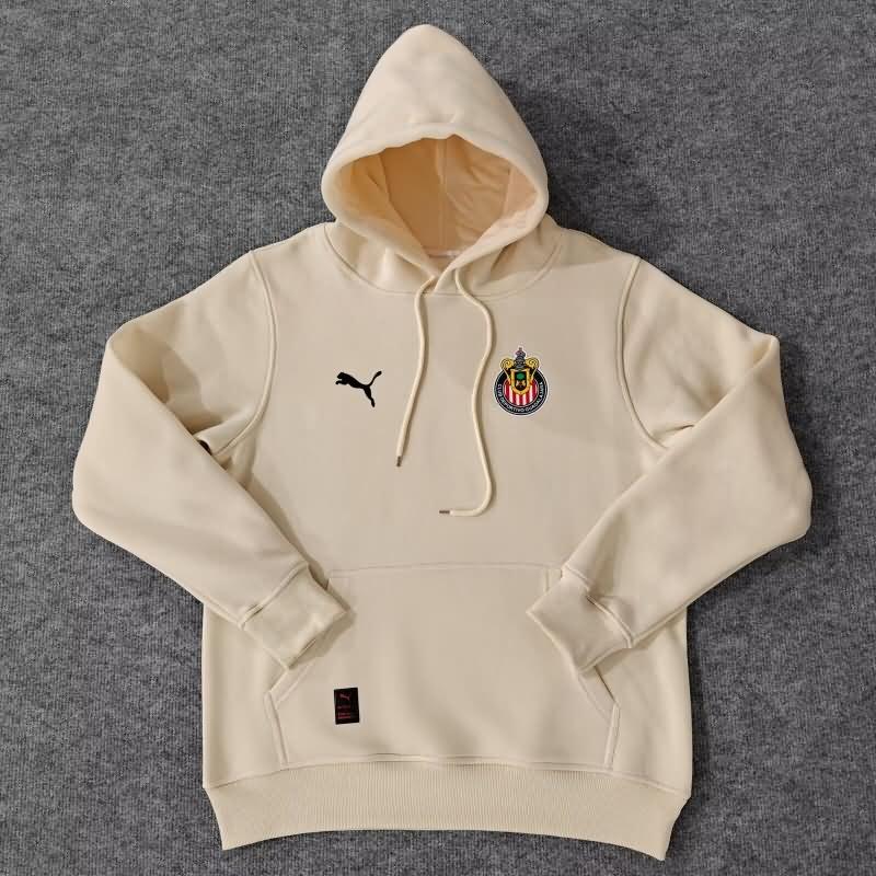 AAA(Thailand) Guadalajara 2024 Cream Soccer Hoodies