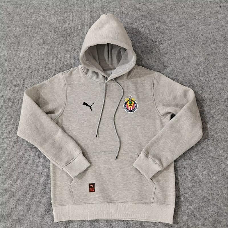 AAA(Thailand) Guadalajara 2024 Grey Soccer Hoodies