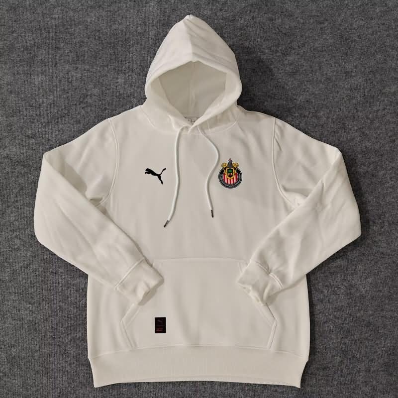 AAA(Thailand) Guadalajara 2024 White Soccer Hoodies