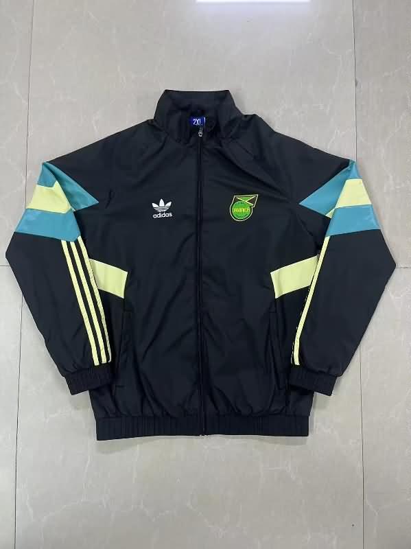 AAA(Thailand) Jamaica 2024 Black Soccer Windbreaker