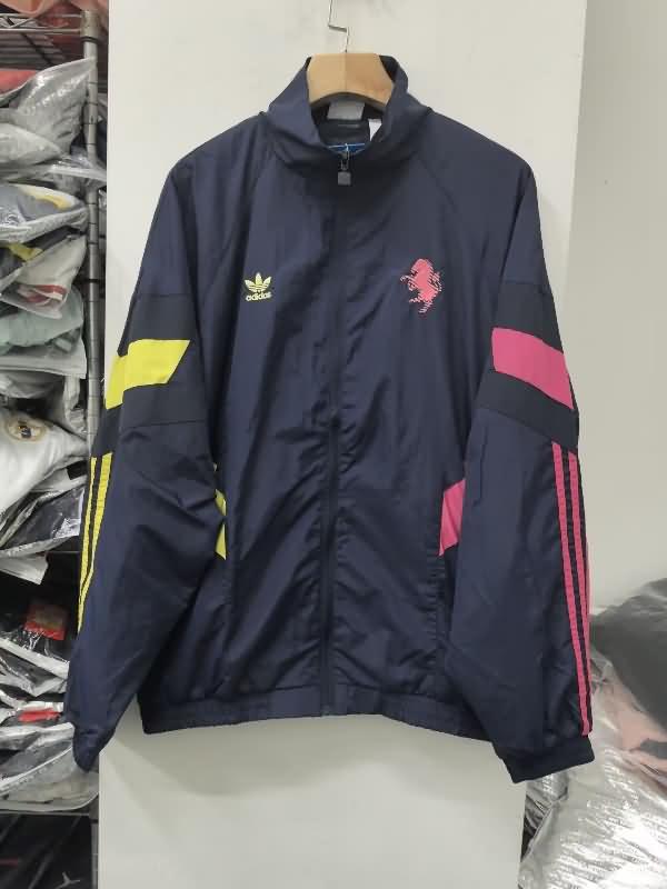 AAA(Thailand) Juventus 24/25 Dark Blue Soccer Windbreaker 02